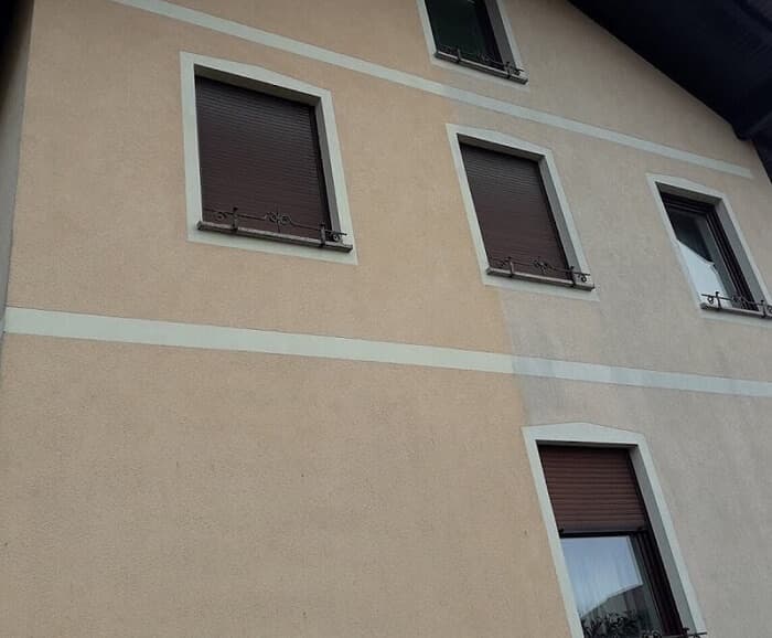 Čiščenje fasade na stanovanski hiši