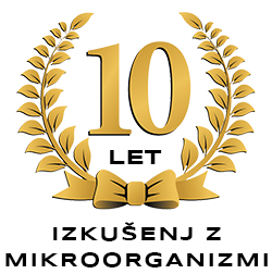 10 let izkušenj z mikroorganizmi
